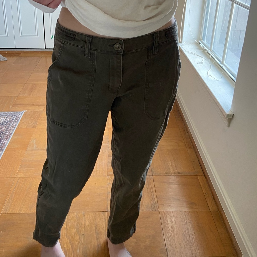 Jones New York Olive Chino Pants